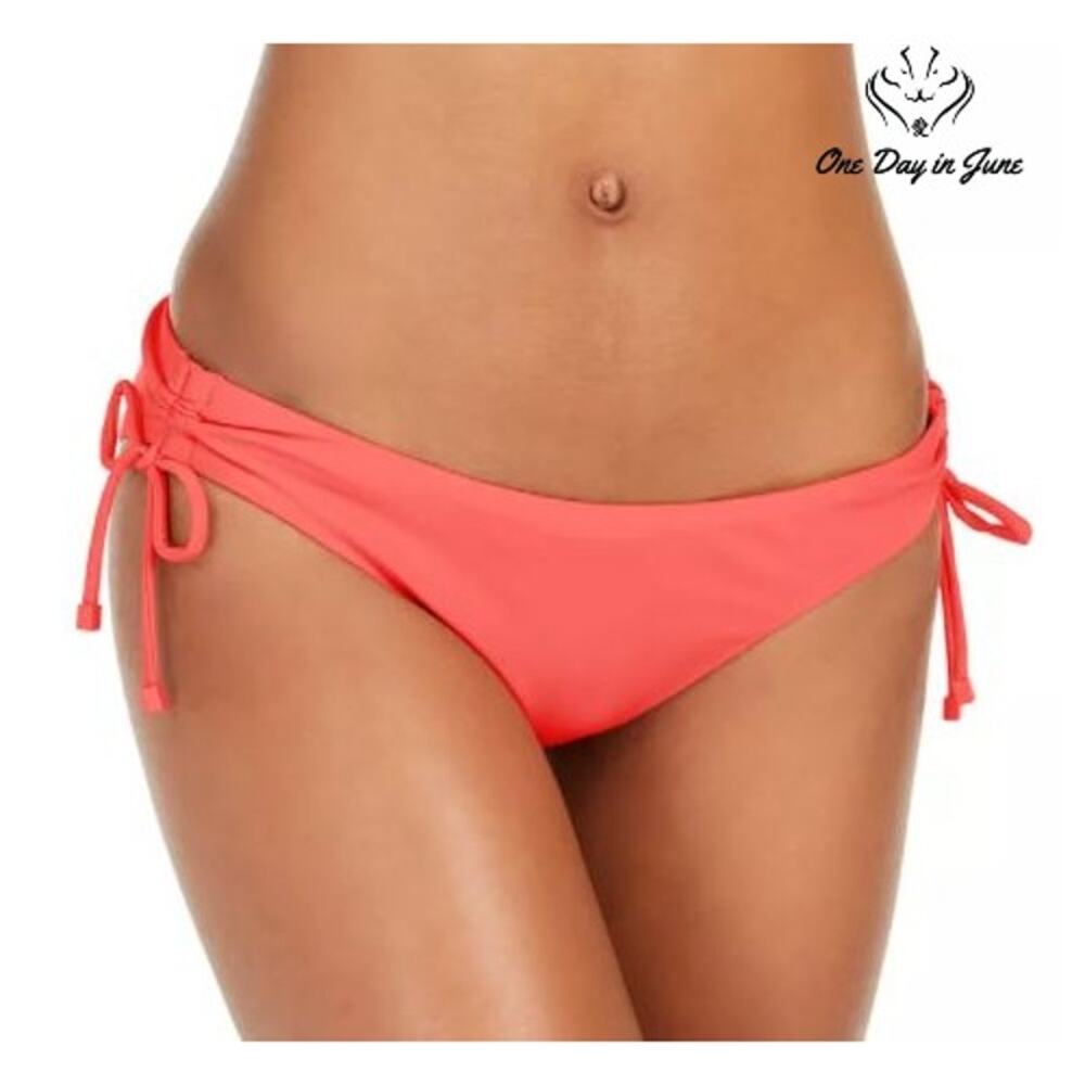 Bar III Side Tie Hipster Bikini Bottoms Swimwear Bathing Suit Size XL